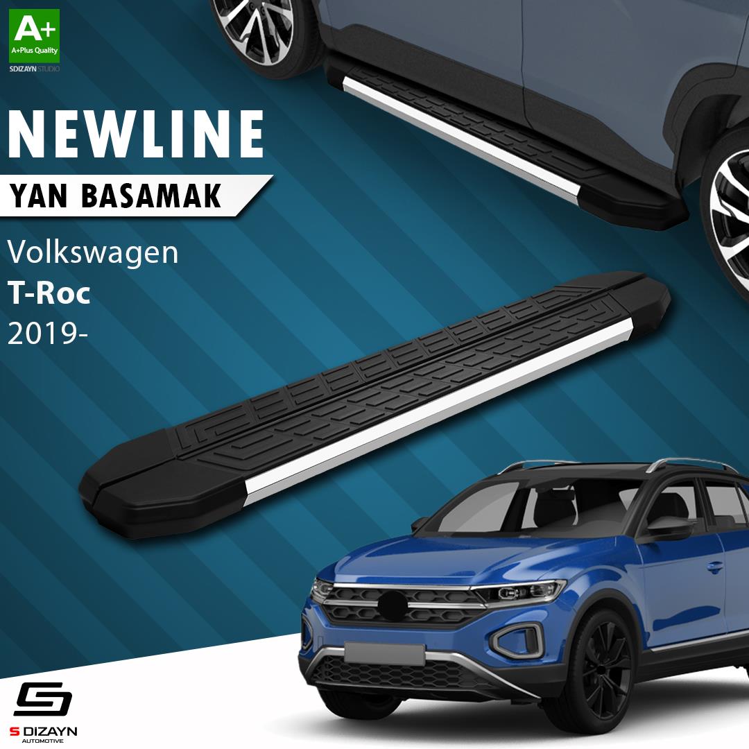 VW T-Roc NewLine Krom Yan Basamak 173 Cm 2019 Üzeri A+ Kalite
