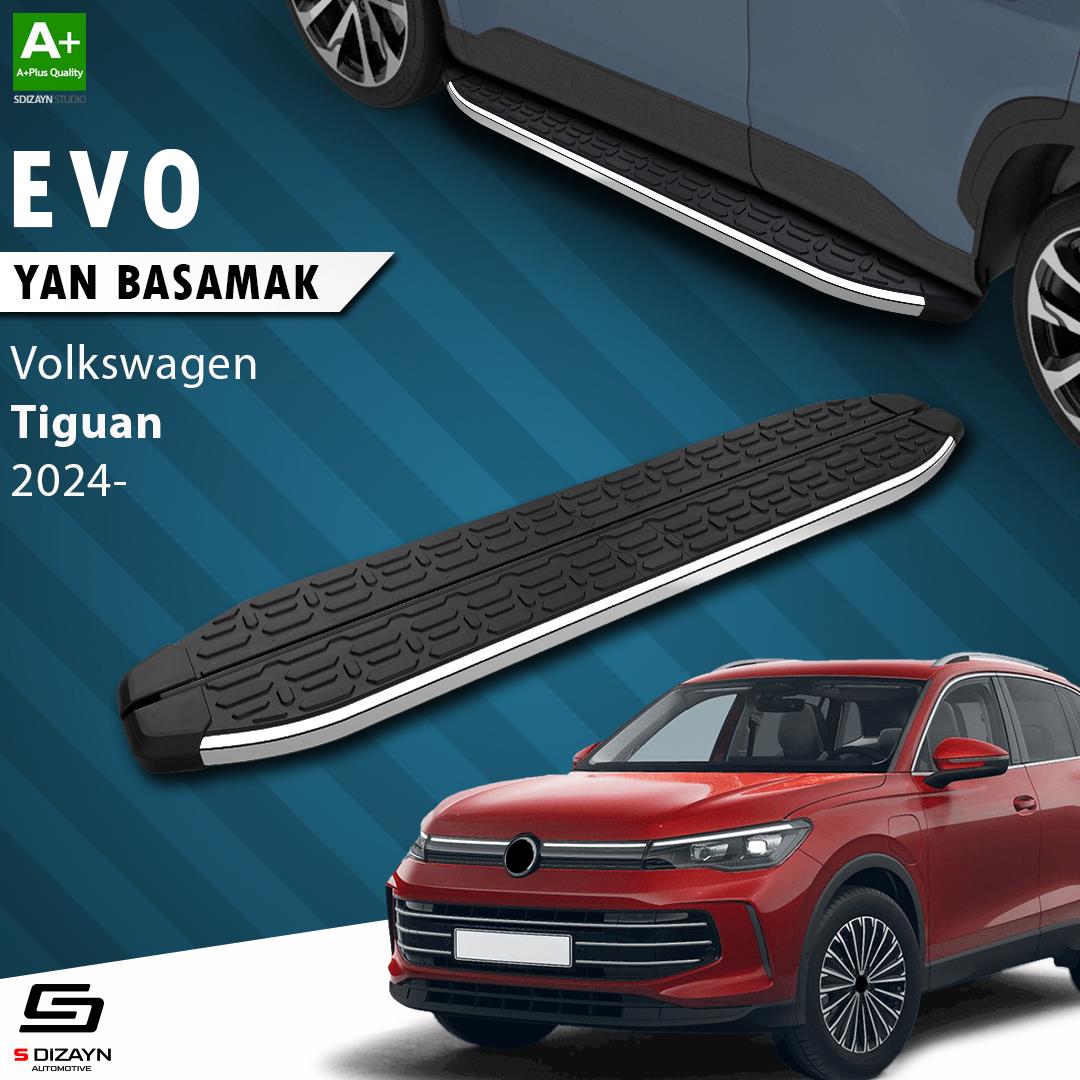 VW Tiguan 3 Evo Krom Yan Basamak 183 Cm 2024 Üzeri A+ Kalite