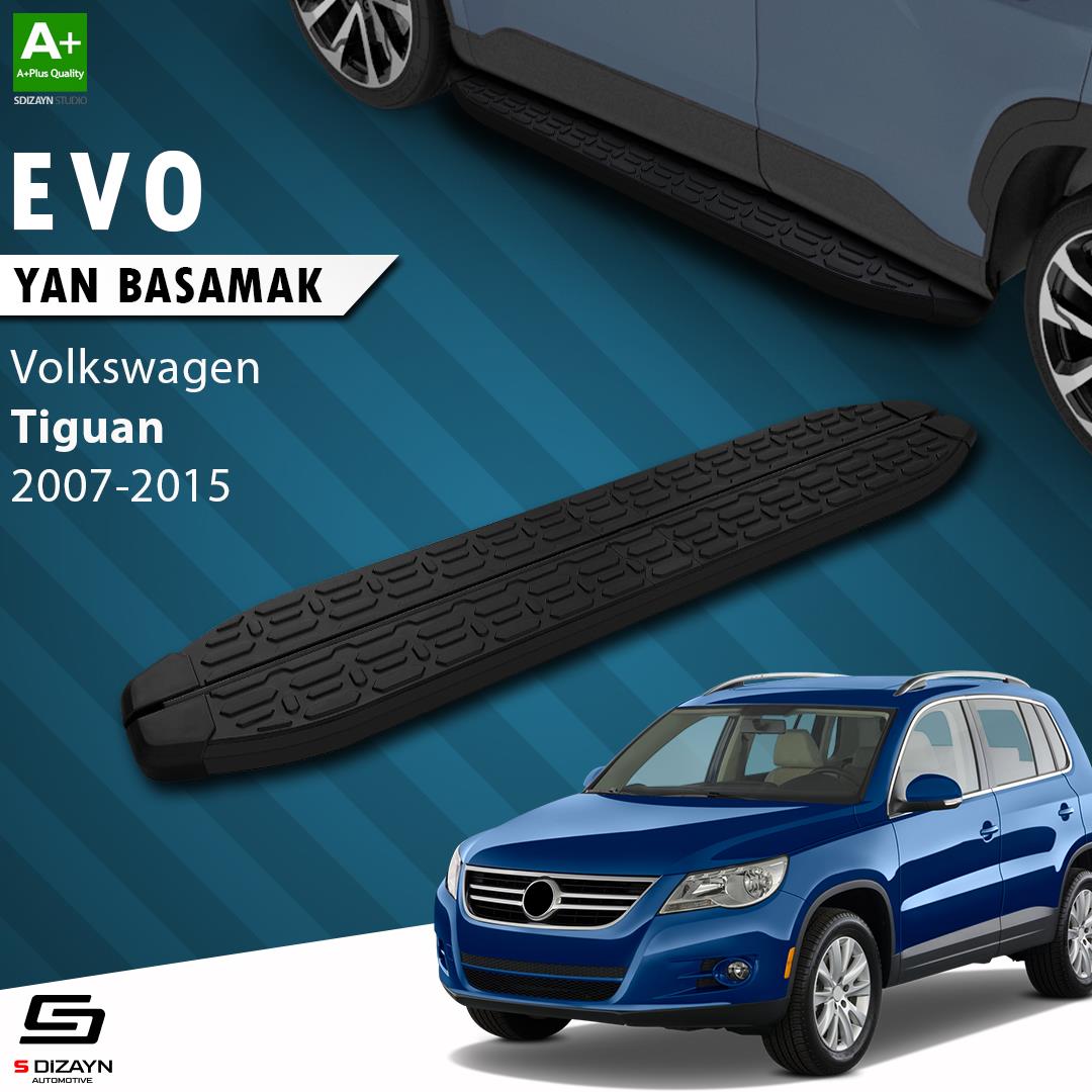 VW Tiguan Evo Siyah Yan Basamak 173 Cm 2007-2015 A+ Kalite
