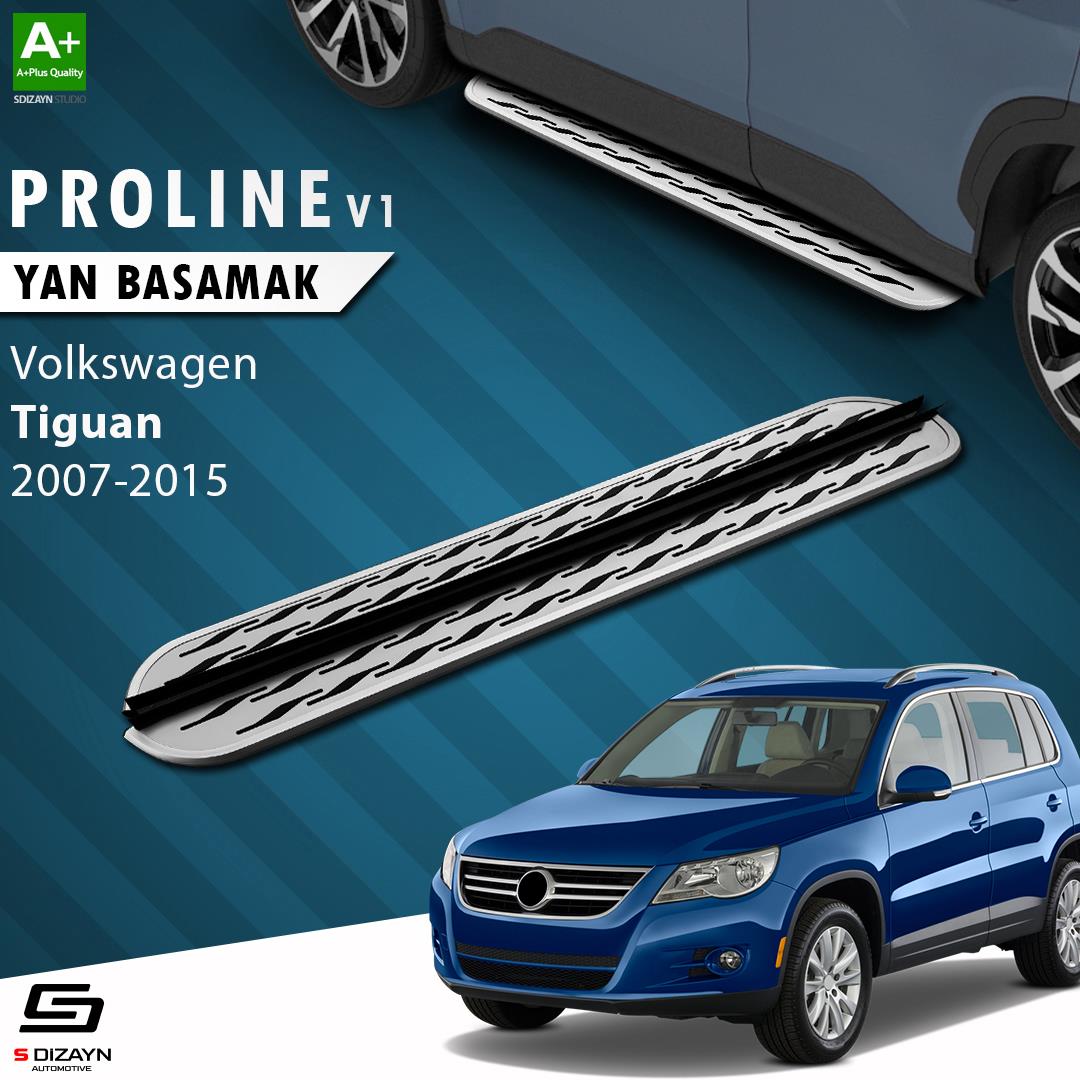 VW Tiguan OEM Still Pro V2 Aluminyum Yan Basamak 173 Cm 2007-2015 A+ Kalite