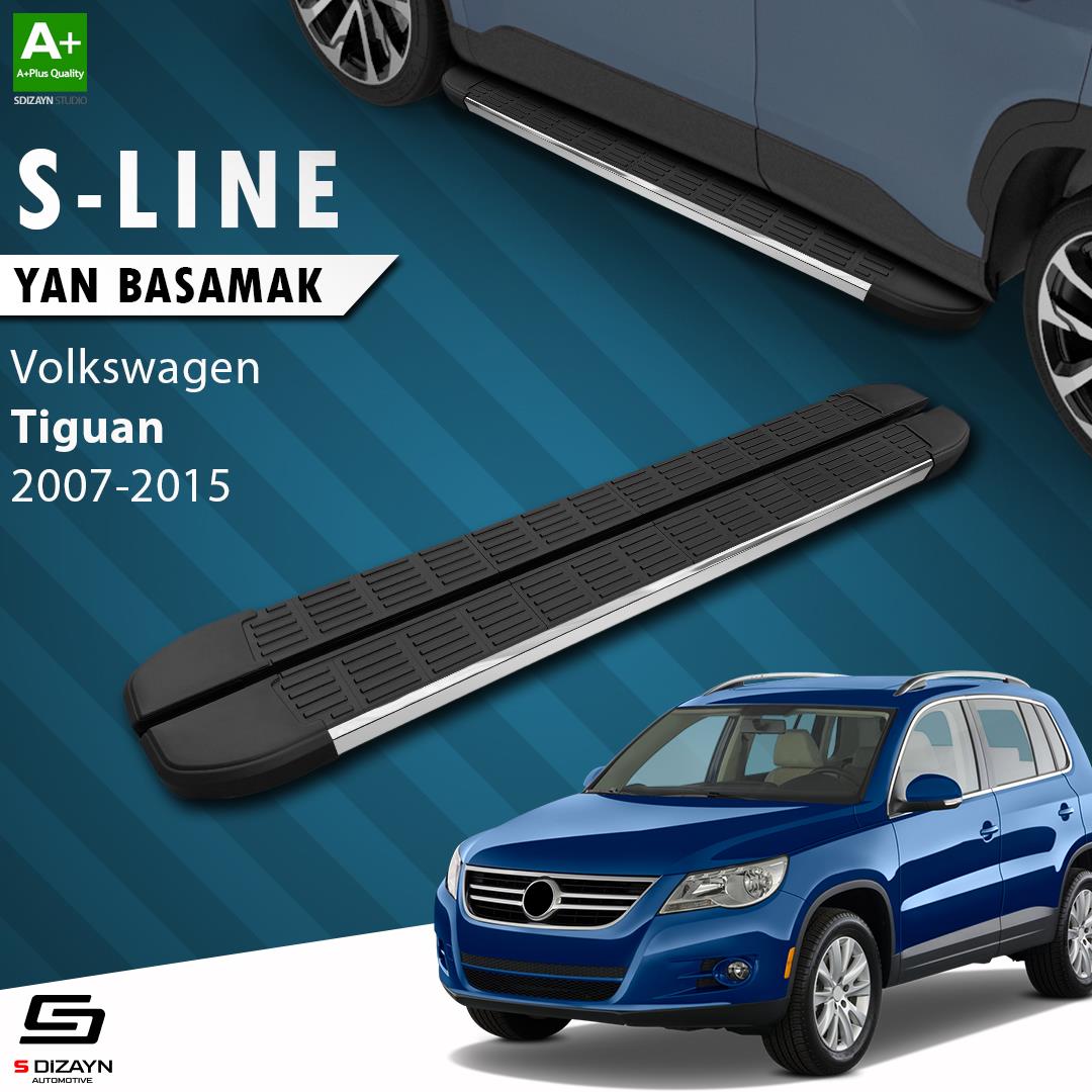 VW Tiguan S-Line Krom Yan Basamak 173 Cm 2007-2015 A+ Kalite