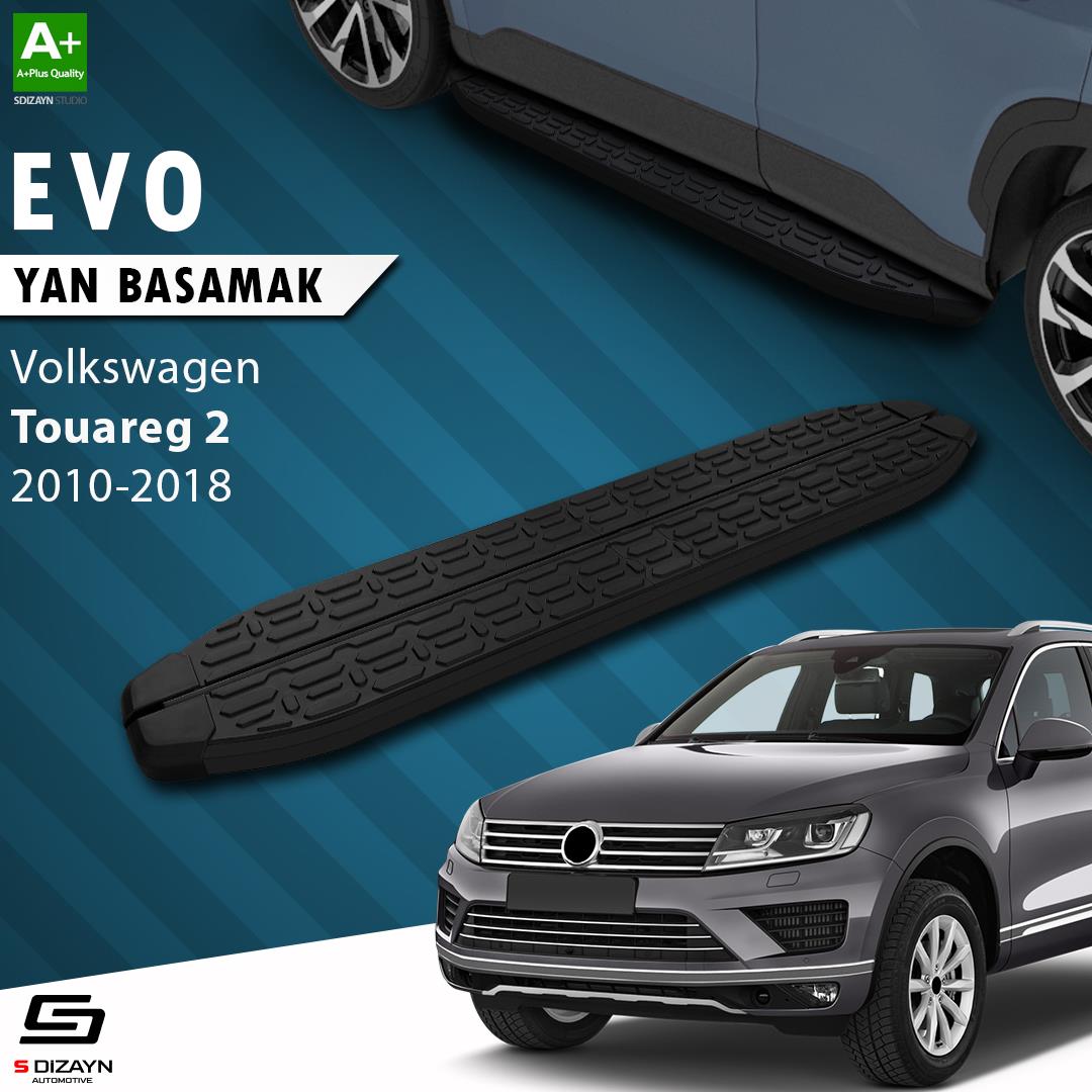 VW Touareg 2 Evo Siyah Yan Basamak 193 Cm 2010-2018 A+ Kalite