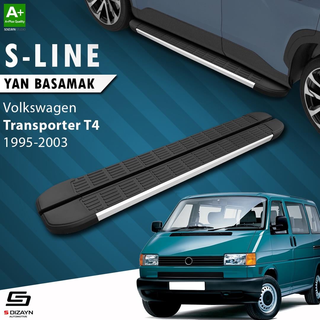 VW Transporter T4 Kısa Şase S-Line Aluminyum Yan Basamak 213 Cm 1995-2003 A+ Kalite