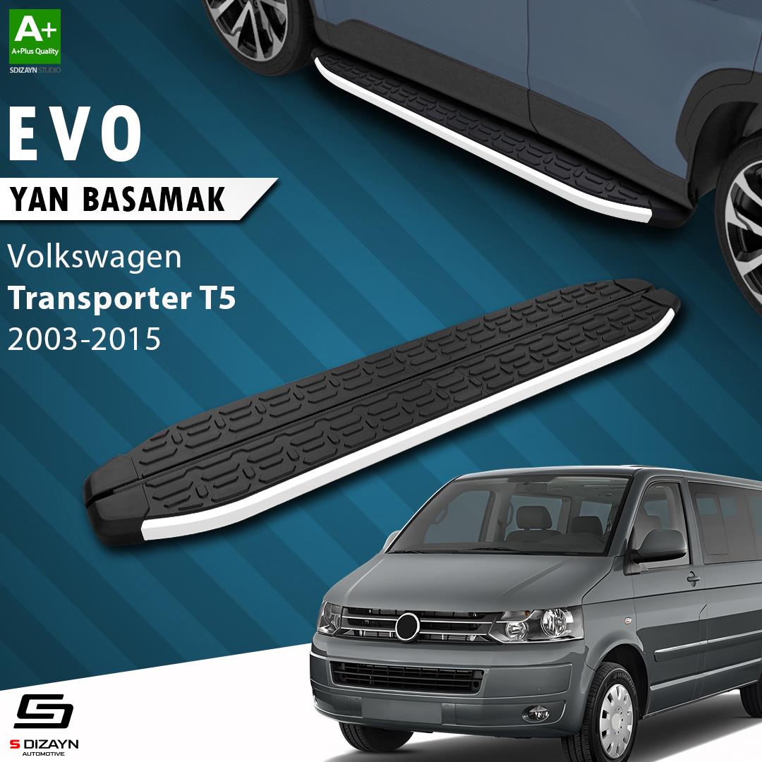 VW Transporter T5 Kısa Şase Evo Aluminyum Yan Basamak 213 Cm 2003-2015 A+ Kalite