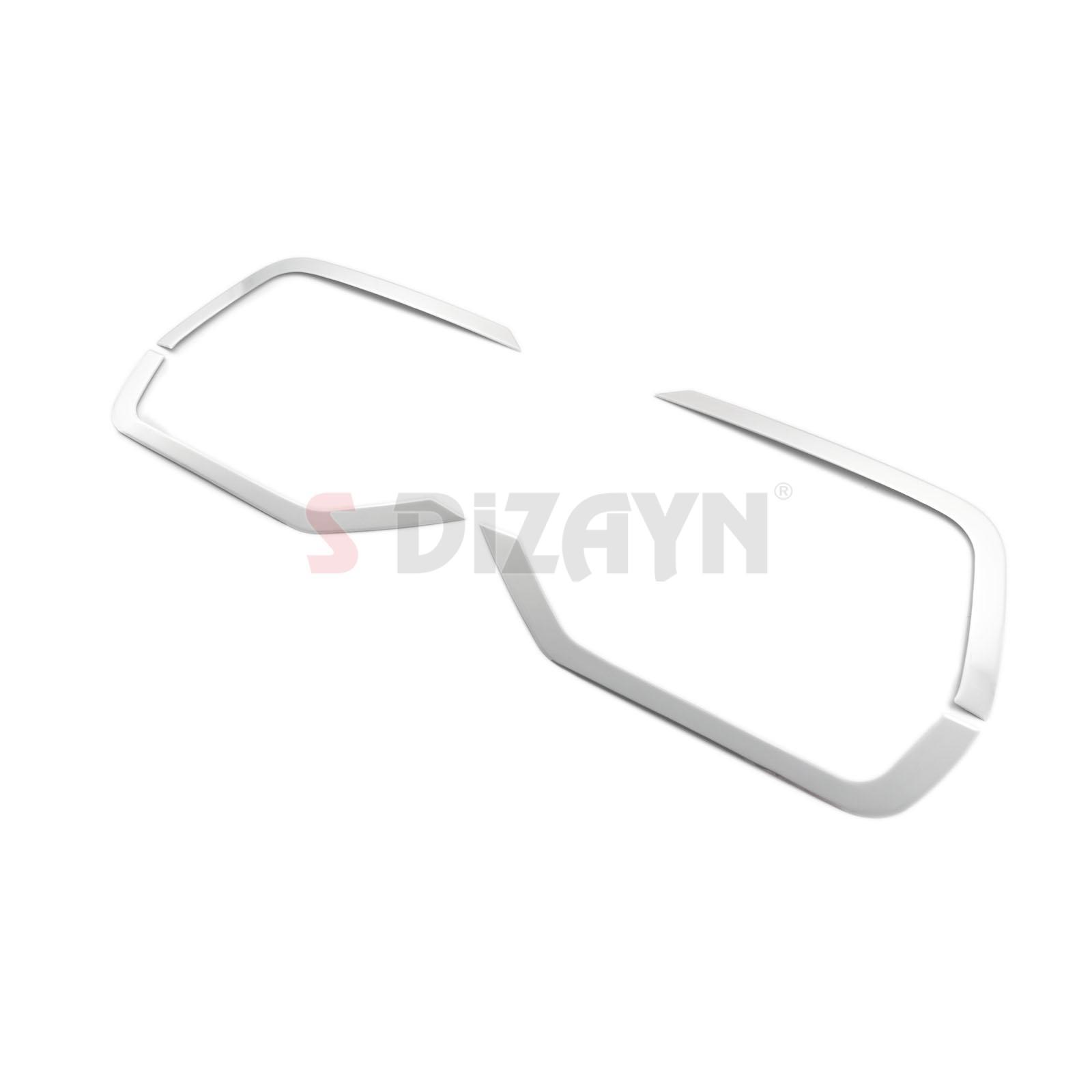 S-Dizayn VW Transporter T6.1 Krom Sis Farı Çerçevesi 4 Prç. 2020-2025