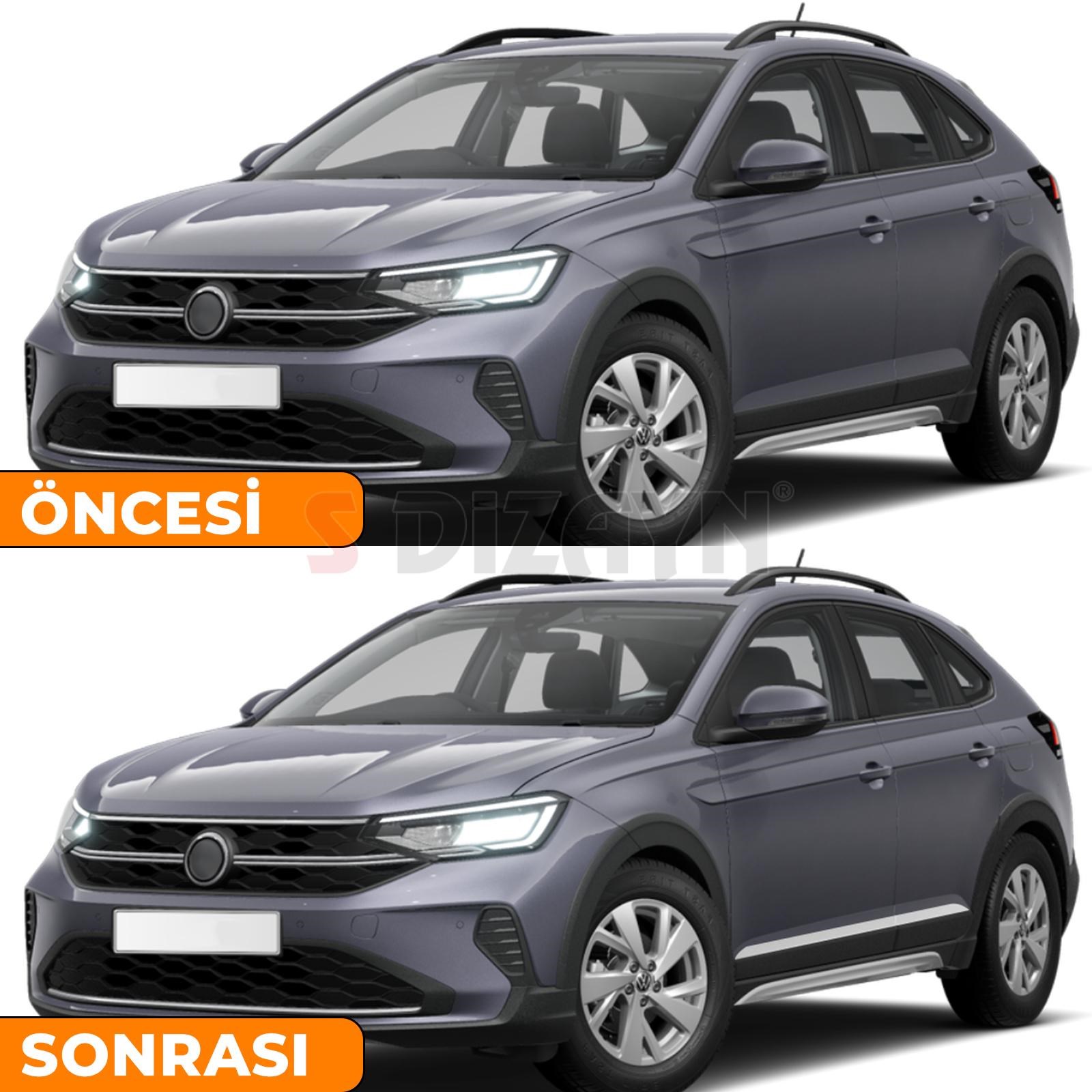 S-Dizayn Volkswagen Taigo Krom Yan Kapı Çıtası 4 Prç 2020 Üzeri A+ Kalite