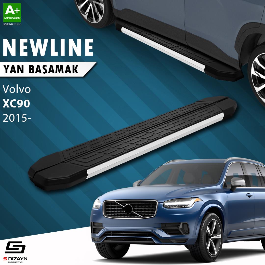 Volvo XC90 2 NewLine Aluminyum Yan Basamak 193 Cm 2015 Üzeri A+ Kalite