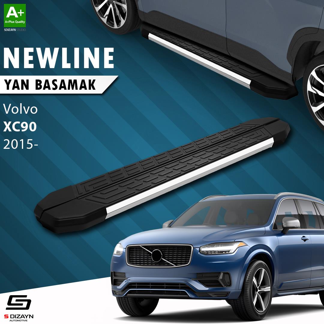 Volvo XC90 2 NewLine Krom Yan Basamak 193 Cm 2015 Üzeri A+ Kalite