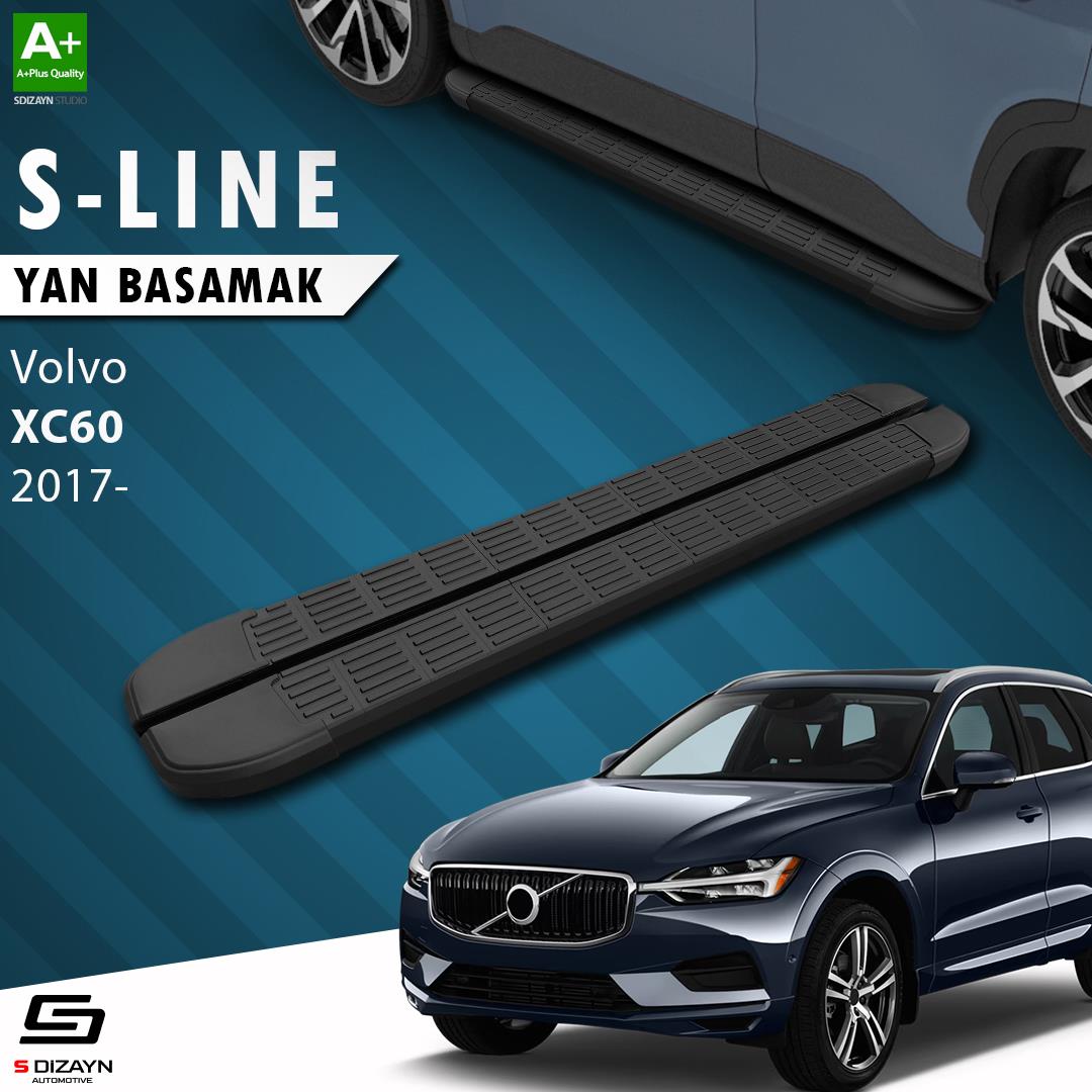 Volvo Xc60 2 S-Line Siyah Yan Basamak 193 Cm 2017-2023 A+ Kalite