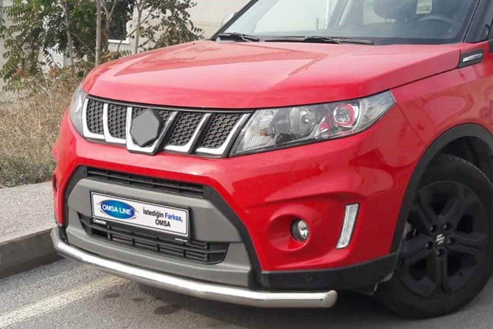 OMSA Suzuki Vitara Texas Ön Alt Koruma Çap:60 Krom 2016 ve Sonrası