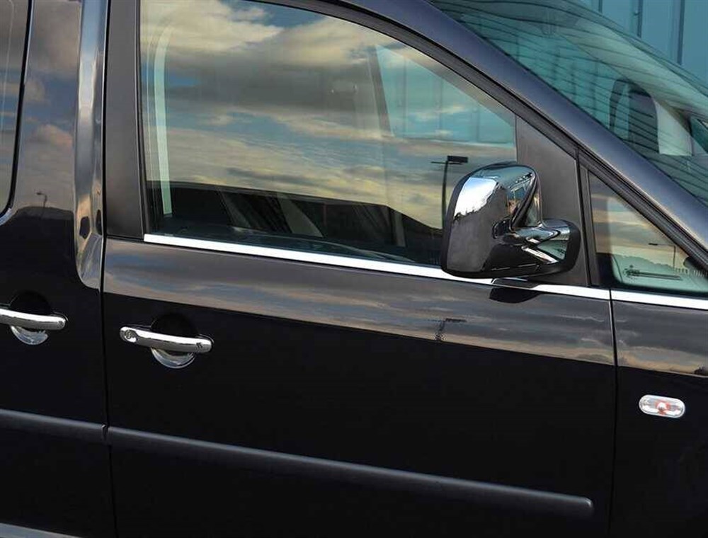 OMSA VW Caddy Krom Cam Alt Çıtası 4 Parça 2003-2015 Arası