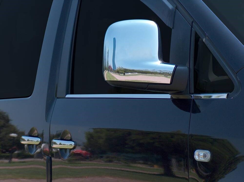 OMSA VW Caddy Krom Cam Alt Çıtası 4 Parça 2003-2015 Arası