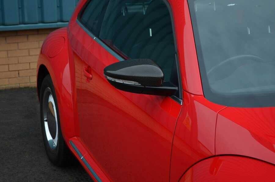 VW New Beetle Karbon Ayna Kapağı 2 Parça 2011 ve Sonrası