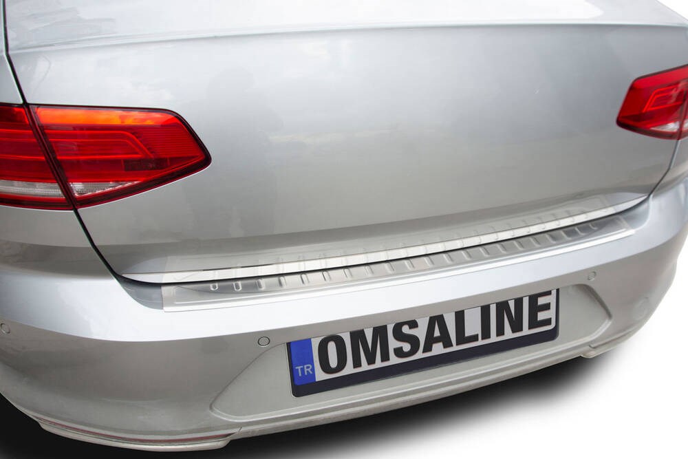 OMSA VW Passat B8.5 Krom Arka Tampon Eşiği (Taşlı) 2019 ve Sonrası