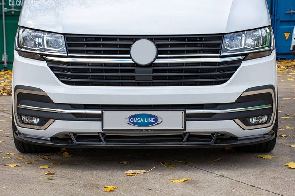 OMSA VW T6.1 Caravelle Krom Ön Tampon Alt Izgara 4 Parça 2020-2023 Arası