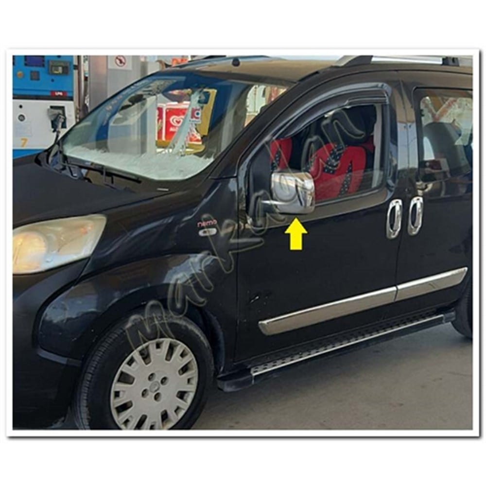WOC Chrome Citroen Nemo Krom Ayna Kapağı 2008 Sonrası 2 Parça Abs Krom