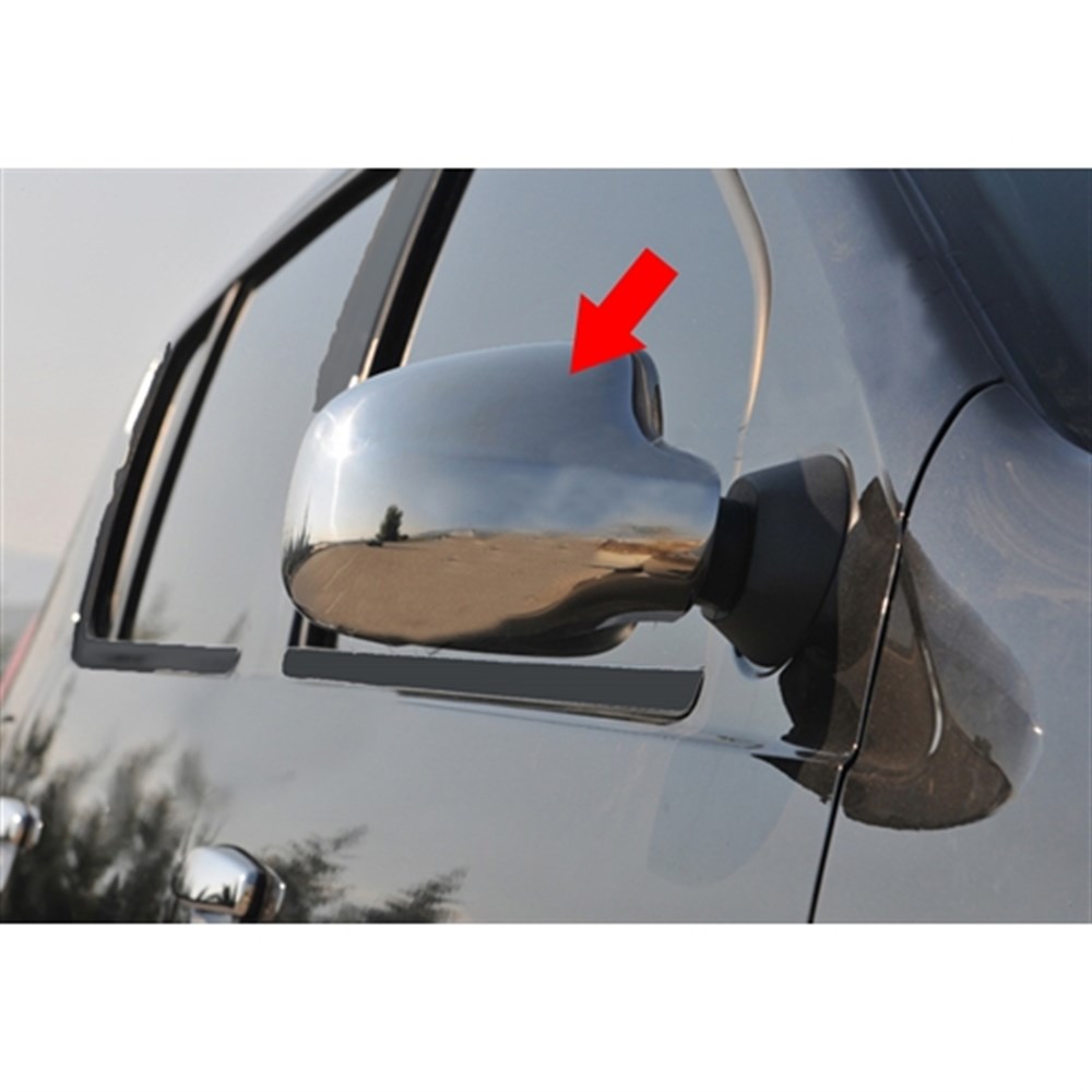WOC Chrome Dacia Sandero Stepway Krom Ayna Kapağı 2012-2020 2 Parça Abs Krom
