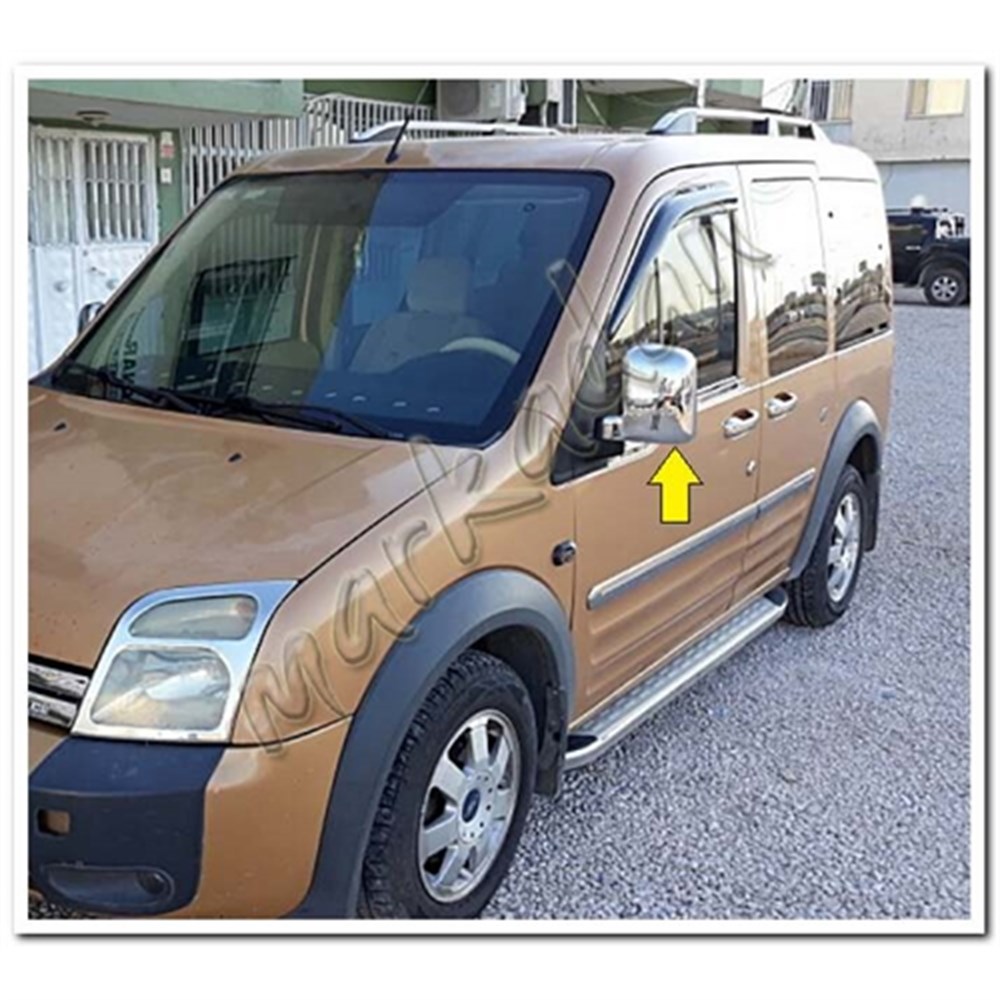 WOC Chrome Ford Connect Krom Ayna Kapağı 2002-2009 2 Parça Abs Krom