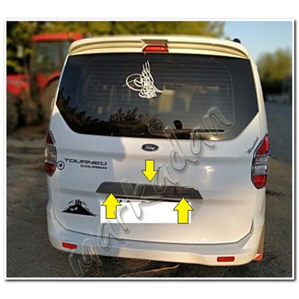 WOC Chrome Ford Tourneo Courier Krom Bagaj Çıtası 2014-2023 Paslanmaz Çelik