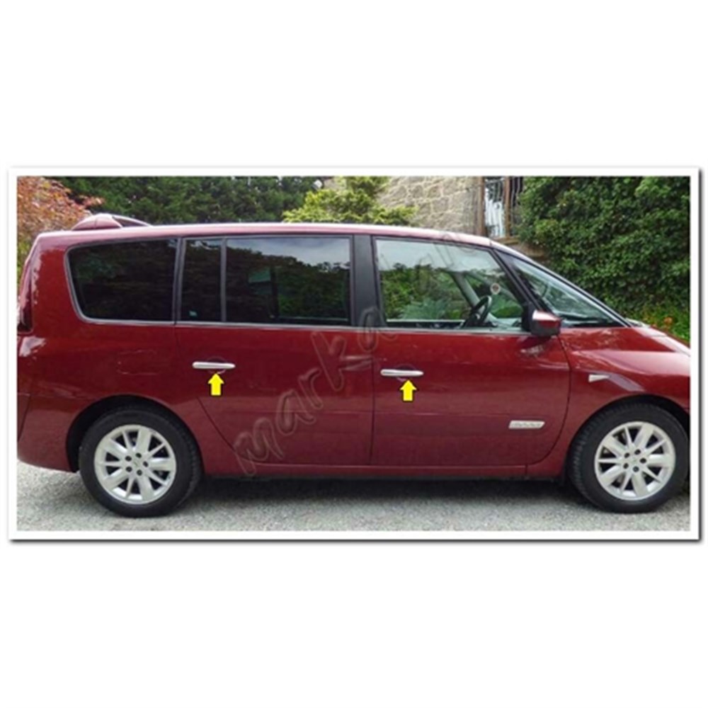 WOC Chrome Renault Espace Krom Kapı Kolu 2006 Sonrası 4 Kapı Paslanmaz Çelik
