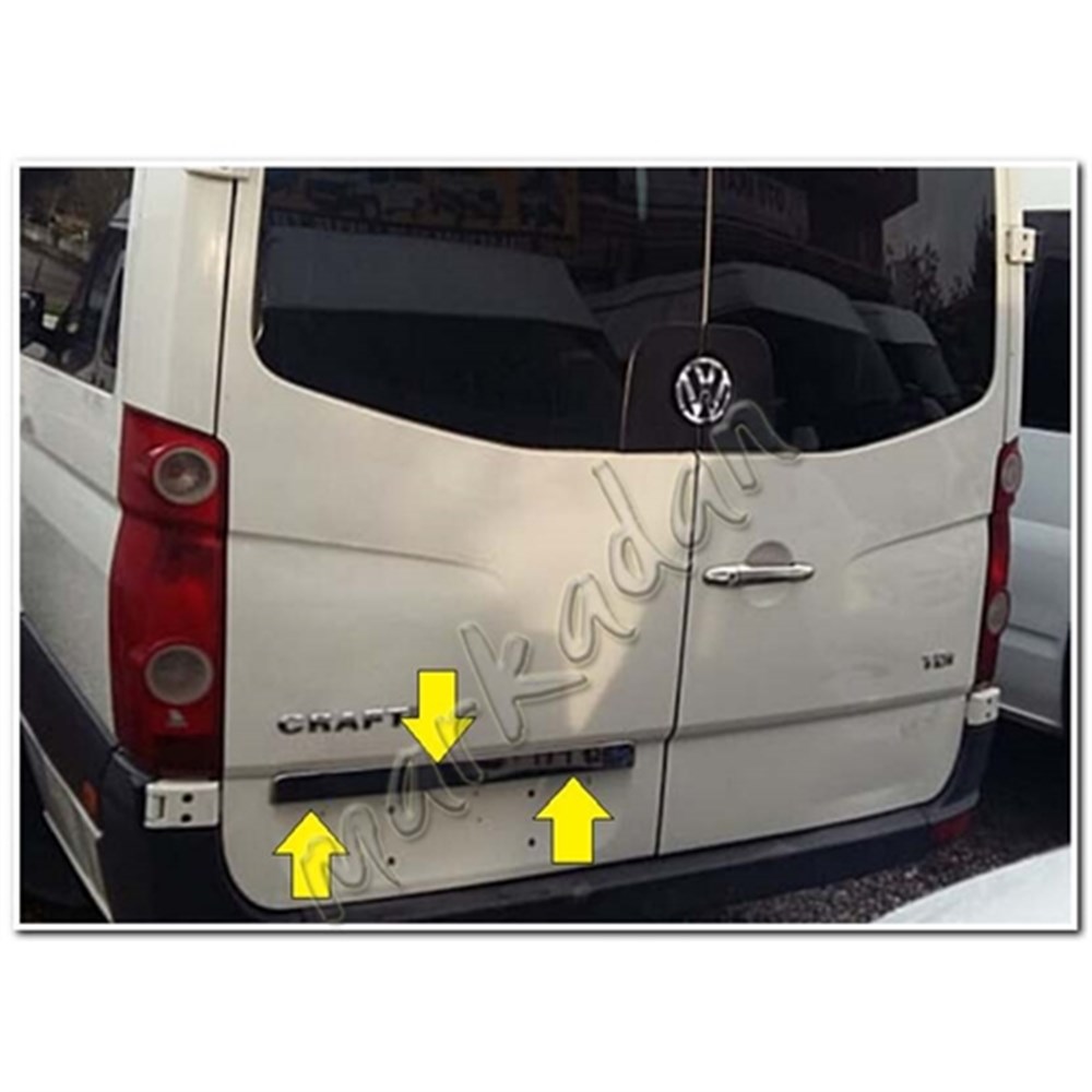 WOC Chrome VW Crafter Krom Bagaj Çıtası 2006-2017 Paslanmaz Çelik