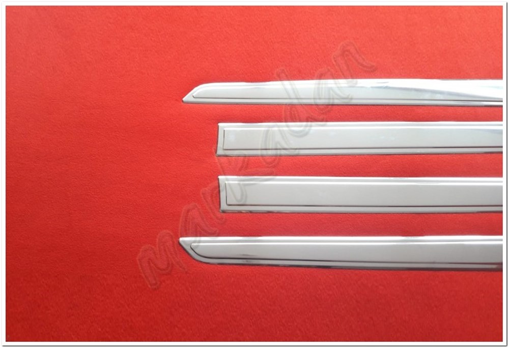 DB Chrome Citroen Berlingo Krom Yan Kapı Çıtası 2008-2018 4 Parça P.Çelik