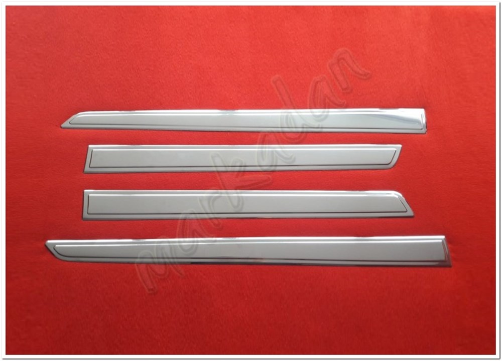 DB Chrome Citroen Berlingo Krom Yan Kapı Çıtası 2008-2018 4 Parça P.Çelik