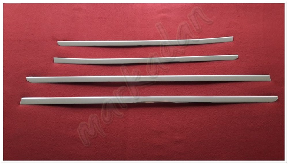 DB Chrome Dacia Duster Cam Çıtası Nikelajı 2018-2024 4 Parça P.Çelik