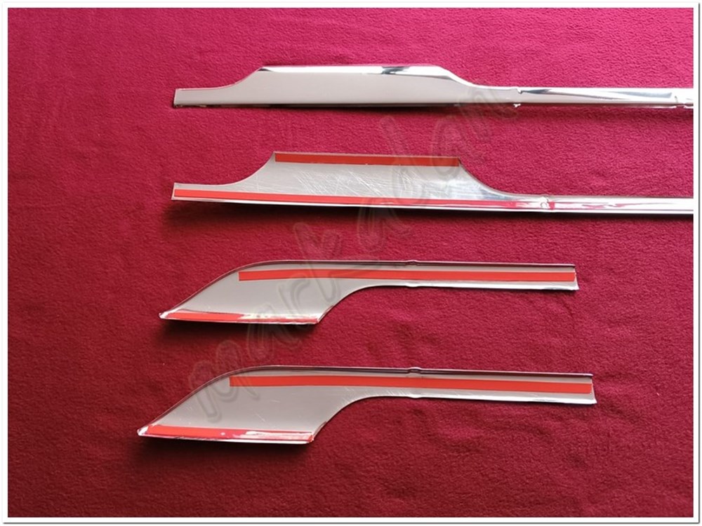 DB Chrome Dacia Duster Yan Marşpiyel Üstü Krom Çıta 2018-2024 6 Parça P.Çelik