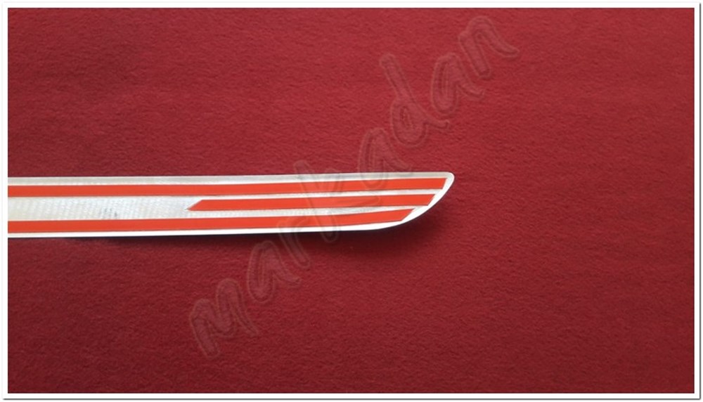 DB Chrome Fiat Doblo Krom Bagaj Alt Çıta 2010-2014 P.Çelik