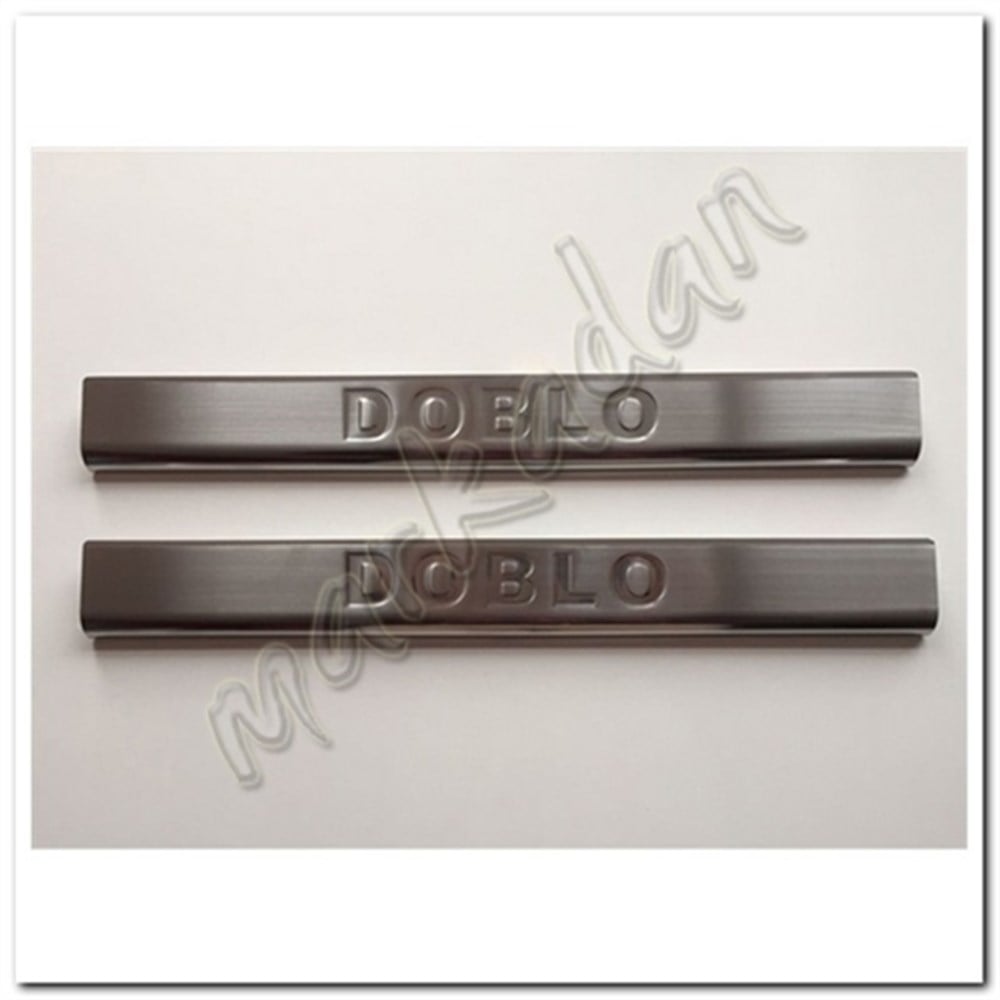 DB Chrome Fiat Doblo Krom Kapı Eşiği 2000-2012 2 Parça P.Çelik