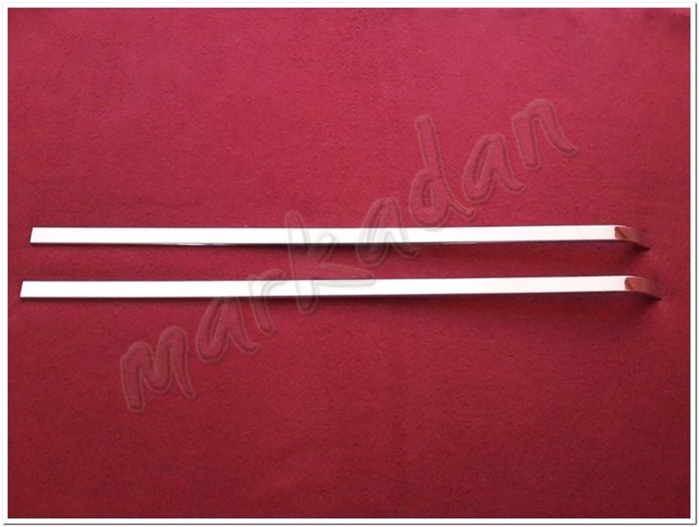 DB Chrome Fiat Doblo Sürgülü Kapı Çıta Nikelajı 2000-2012 2 Parça P.Çelik