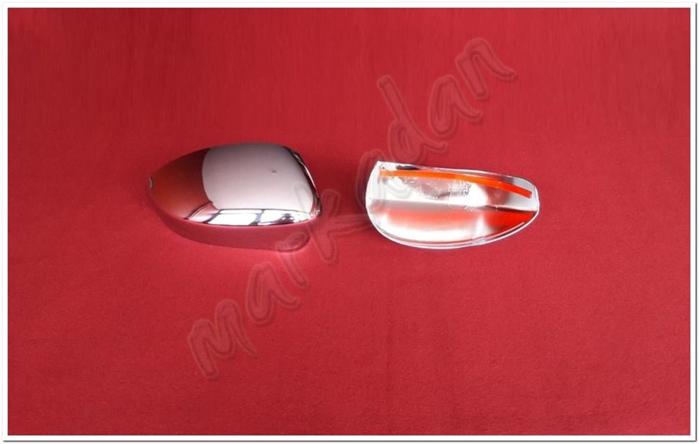 DB Chrome Fiat Grande Punto Krom Ayna Kapağı 2006-2017 2 Parça ABS Krom
