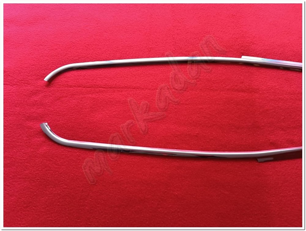DB Chrome Ford Tourneo Courier Cam Çıtası Nikelajı 2014-2023 2 Parça P.Çelik