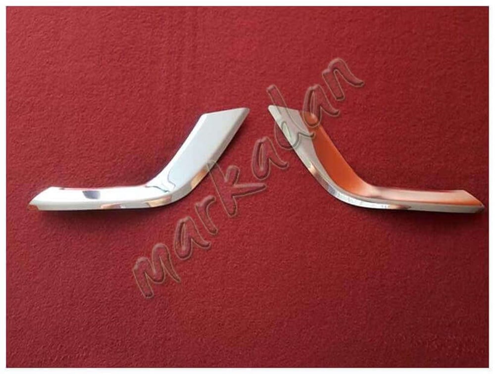 DB Chrome Ford Tourneo Courier Sis Farı Çerçeve Nikelajı 2018-2023 2 Parça P.Çelik
