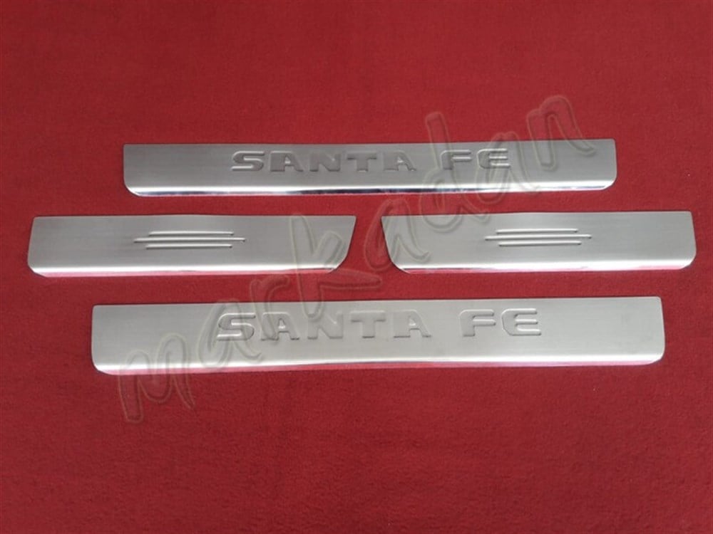 DB Chrome Hyundai Santa Fe Krom Kapı Eşiği 2007-2012 4 Parça P.Çelik