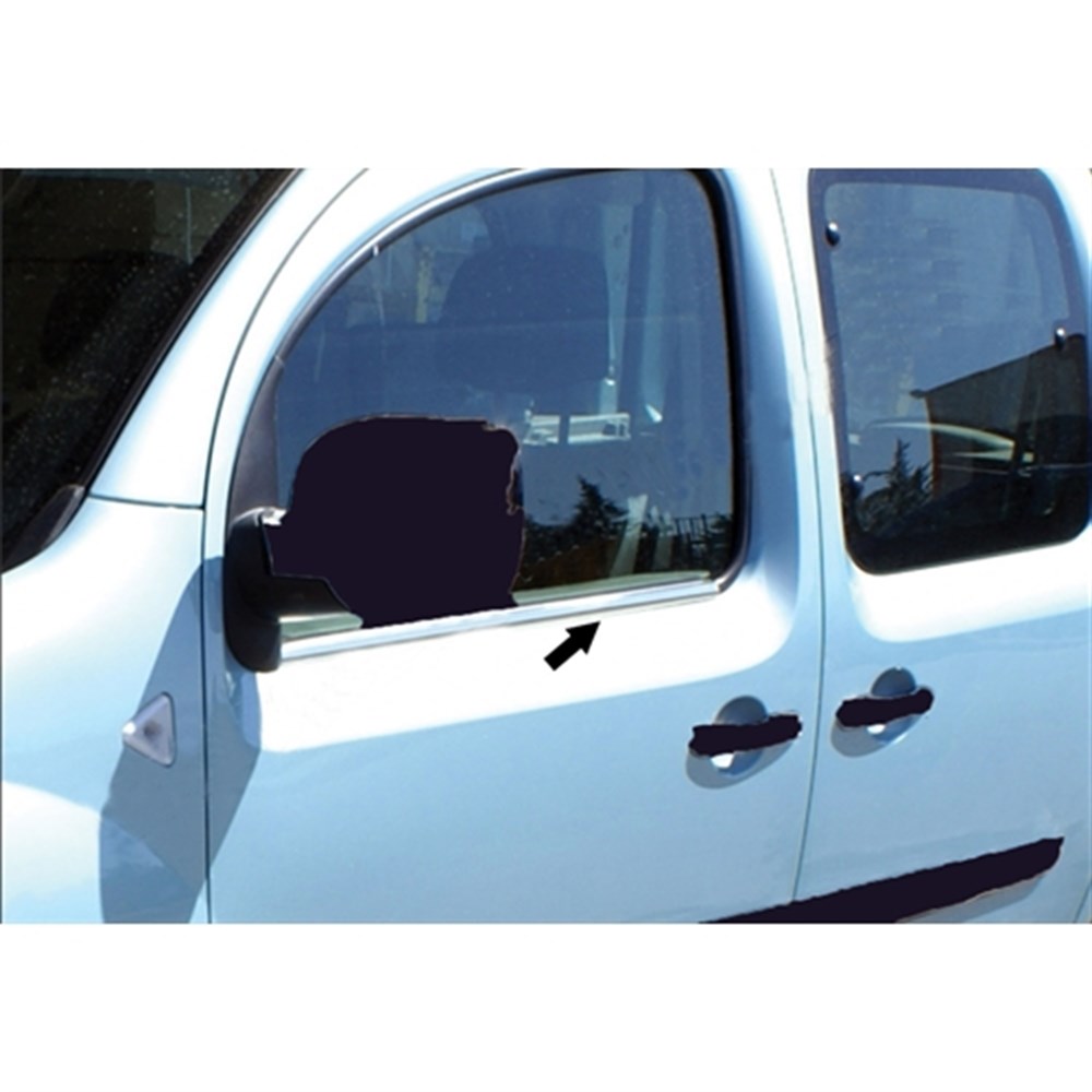 DB Chrome Mercedes Citan Cam Çıtası Nikelajı 2013-2020 4 Parça P.Çelik