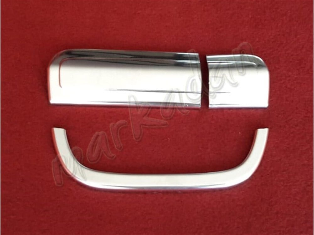 DB Chrome Mercedes Viano Bagaj Açma Nikelajı 2004-2014 3 Parça P.Çelik