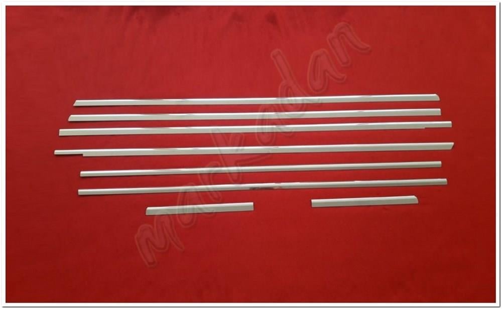 DB Chrome Mercedes Vito W639 Kısa Şasi Cam Çıtası Nikelajı 2004-2014 8 Parça P.Çelik
