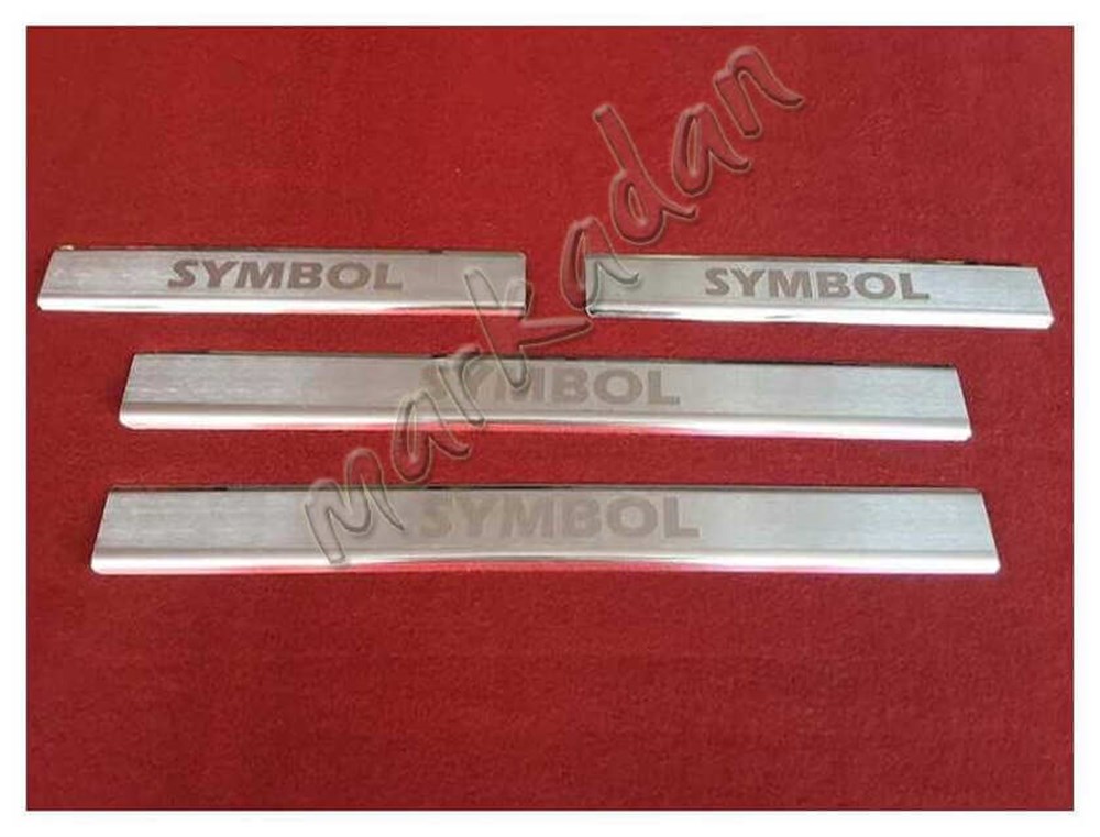 Db Chrome Renault Symbol Kapı Eşiği 2009-2012 4 Parça Paslanmaz Çelik