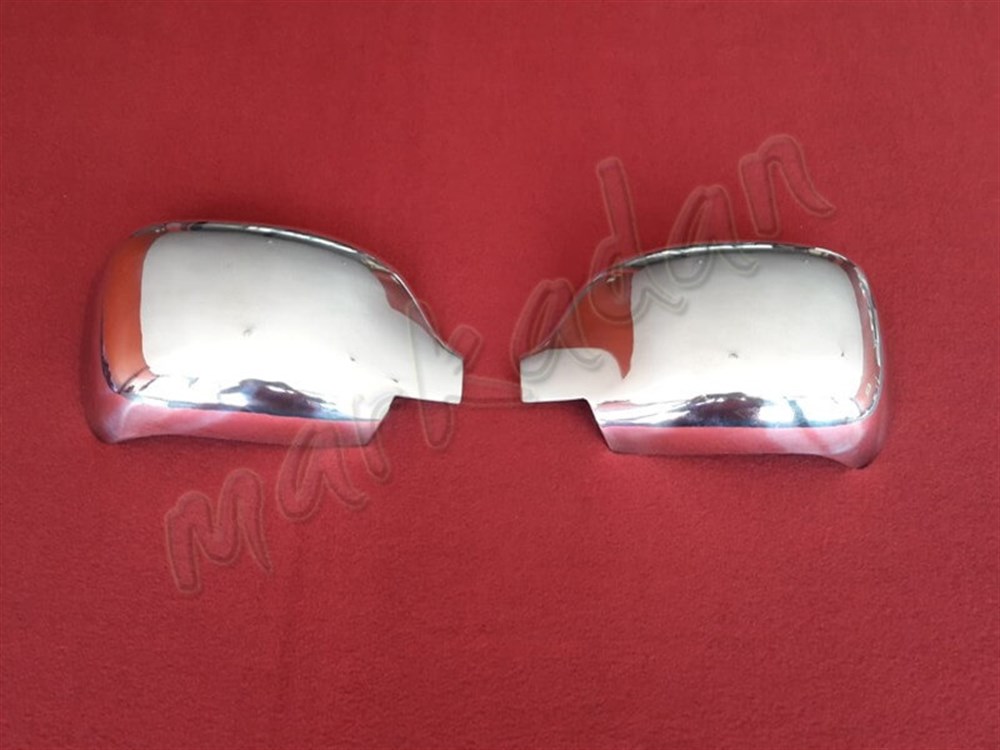 DB Chrome Renault Kangoo Krom Ayna Kapağı 2002-2007 2 Parça P.Çelik