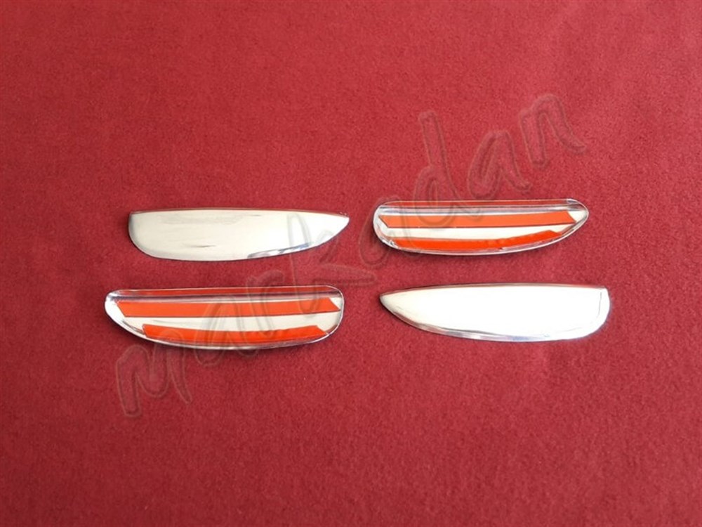 DB Chrome Renault Megane 1 Kapı Kolu Nikelajı 1996-2004 4 Kapı P.Çelik