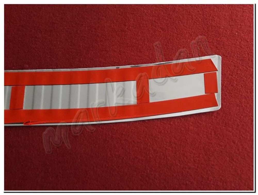 DB Chrome Renault Megane 4 Sedan Arka Tampon Üstü Nikelaj 2016 Sonrası P.Çelik