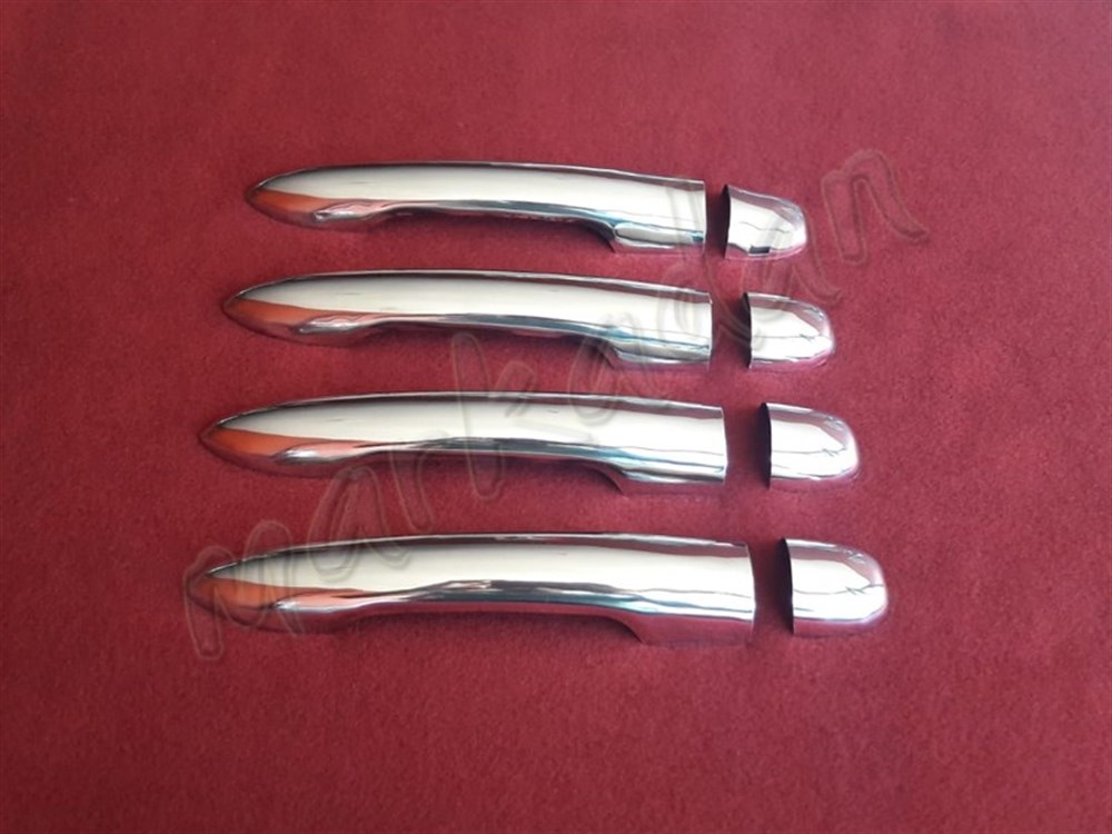 DB Chrome Renault Vel Satis Kapı Kolu Nikelajı 2006-2009 4 Kapı P.Çelik