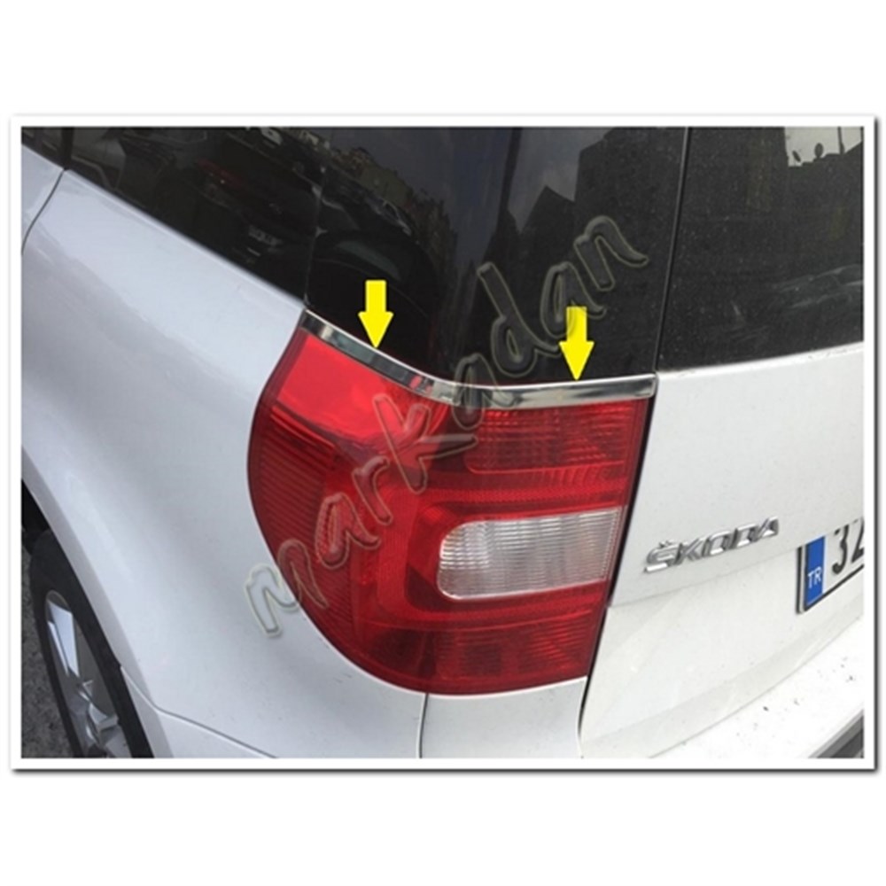 DB Chrome Skoda Yeti Stop Alt Çıtası 2010-2017 2 Parça P.Çelik