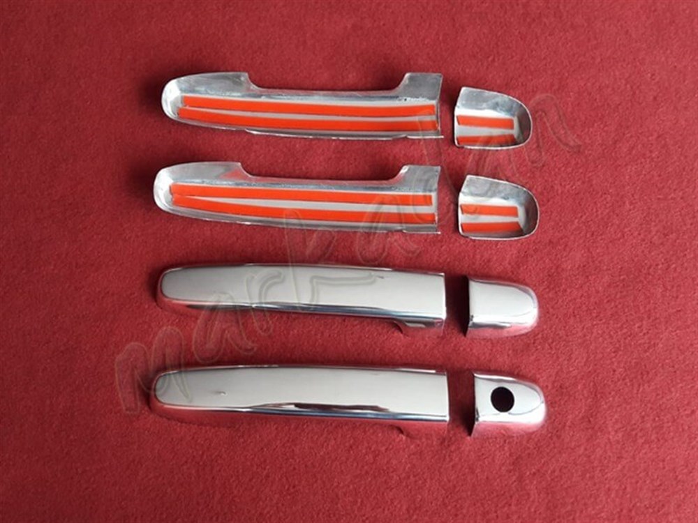 DB Chrome Toyota Yaris Kapı Kolu Nikelajı 2006-2012 4 Kapı P.Çelik