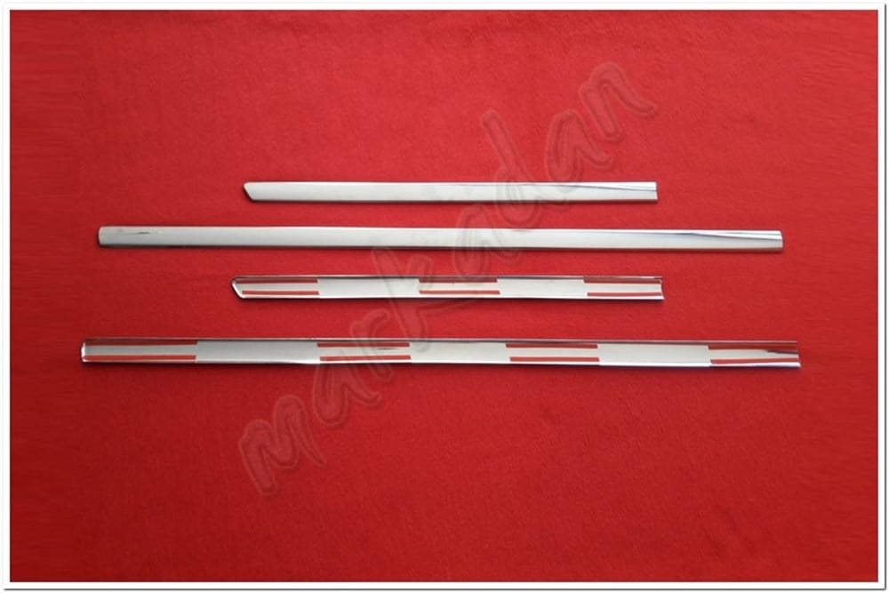 DB Chrome VW Bora Krom Yan Kapı Çıtası 1998-2004 4 Parça P.Çelik