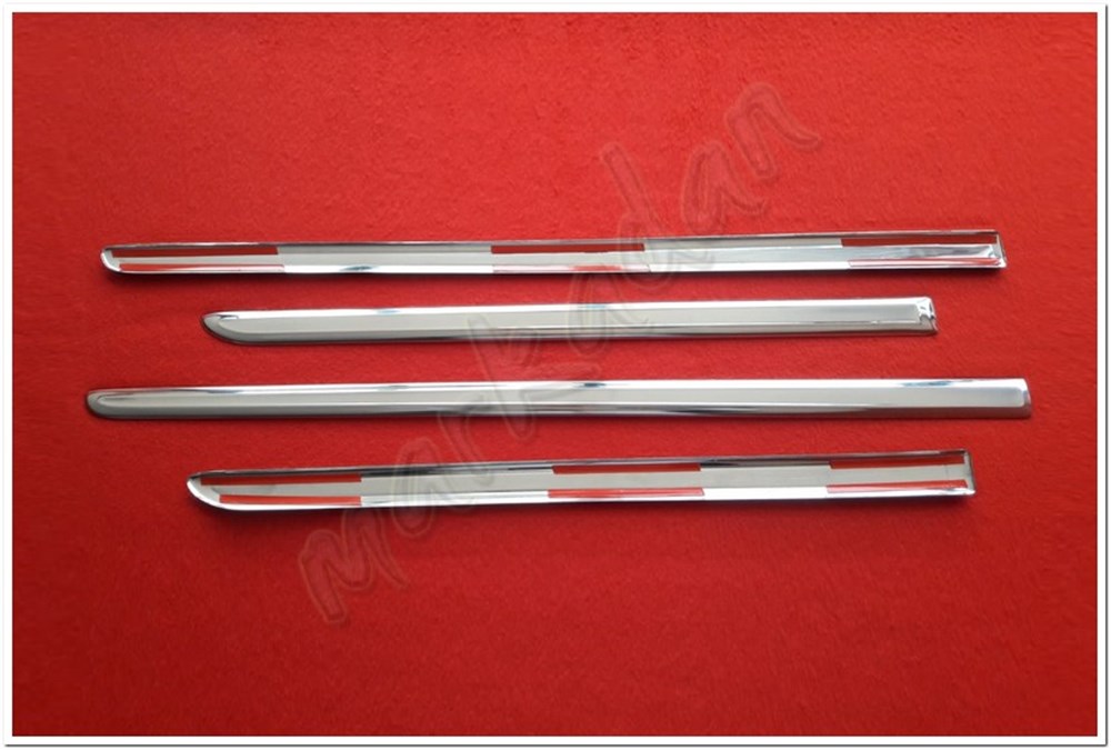 DB Chrome VW Caddy Krom Yan Kapı Çıtası 2015-2020 4 Parça P.Çelik