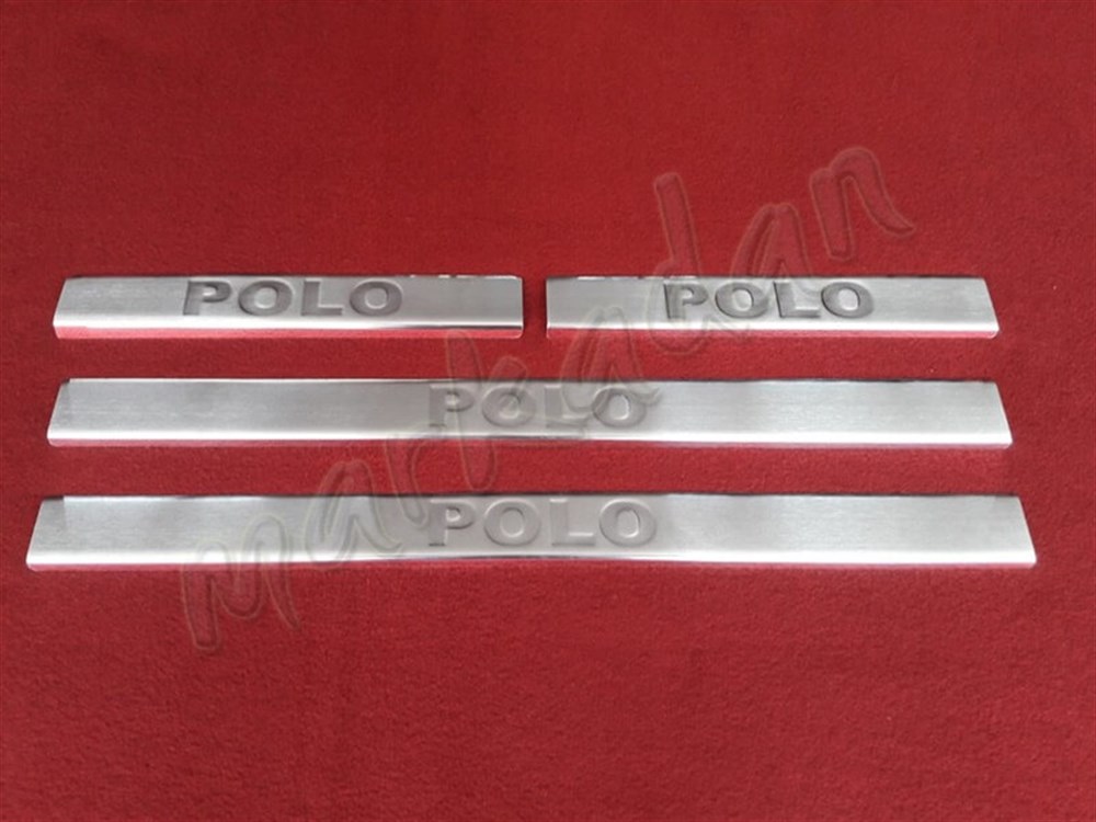 DB Chrome VW Polo Krom Kapı Eşiği 2005-2009 4 Parça P.Çelik