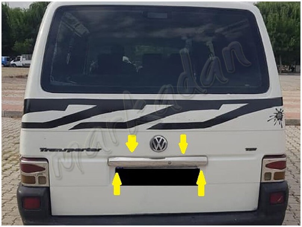 DB Chrome VW T4 Transporter Krom Bagaj Çıtası 1995-2003 P.Çelik